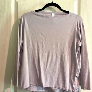 Lululemon Lavender long sleeved tee